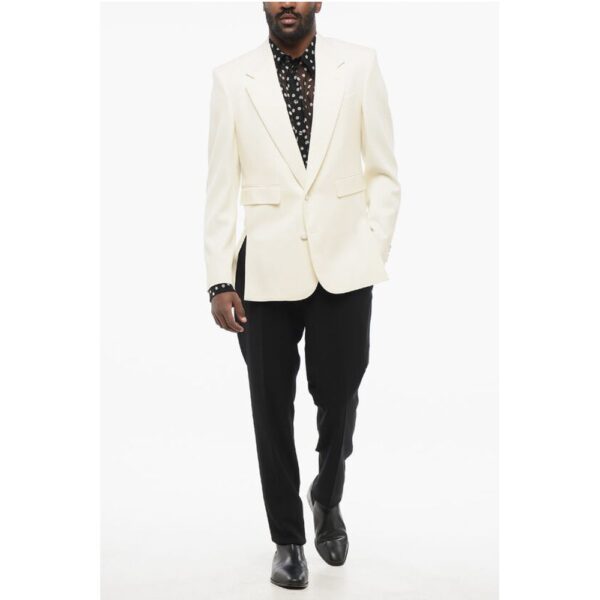 Dolce & Gabbana SICILIA Virgin Wool Blazer with Covered Buttons - Image 4