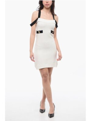 Patou Mini Dress with Crossed Straps