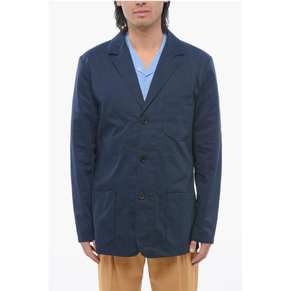 Viktor & Rolf Cotton Blend Blazer with Patch Pockets