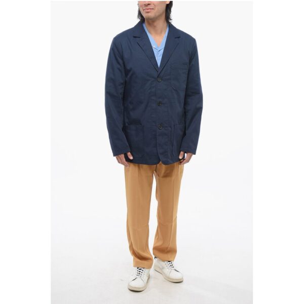 Viktor & Rolf Cotton Blend Blazer with Patch Pockets - Image 4
