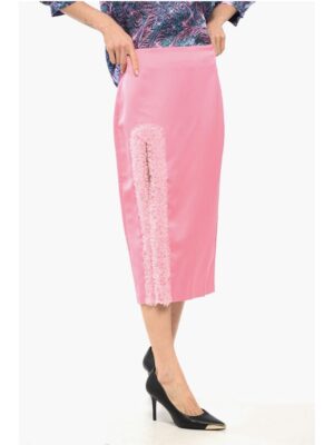 Viktor & Rolf HOLLYWOOD Pencil Skirt with Tulle Slit