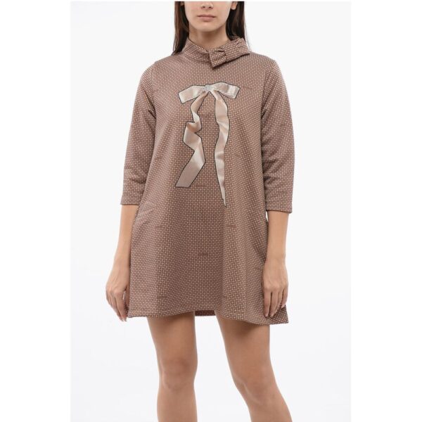 Viktor & Rolf Printed PETITE BOW A-Line dress - Image 4