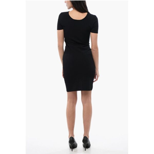 Dsquared² Knitted Cut-Out Dress with Pearls - Image 2
