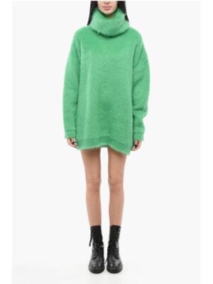 Gucci Turtleneck Mohair Blend Pull-Dress
