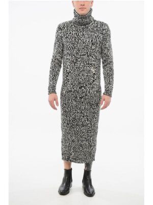 Saint Laurent Turtleneck Knitted Dress