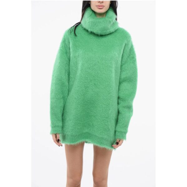 Gucci Turtleneck Mohair Blend Pull-Dress - Image 4