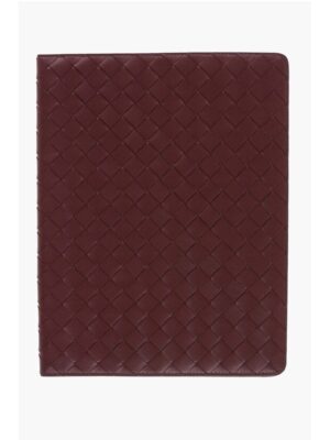 Bottega Veneta Solid Color Braided Leather Document Holder