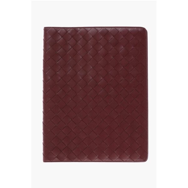 Bottega Veneta Solid Color Braided Leather Document Holder - Image 2