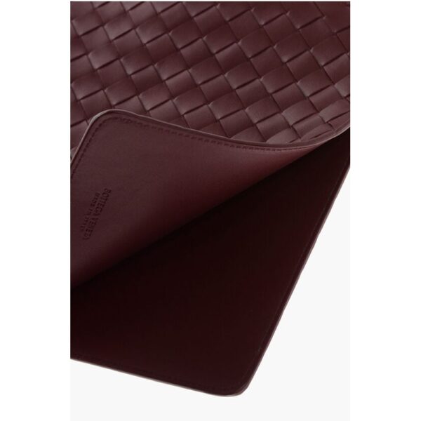 Bottega Veneta Solid Color Braided Leather Document Holder - Image 4