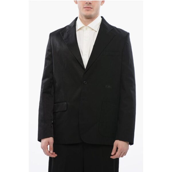 Maison Margiela MM6 Single-Breasted Blazer With Asymmetric Pockets