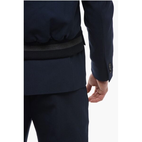 Off-White Tech Wool HYBRID Blazer with Bomber Details - Image 4