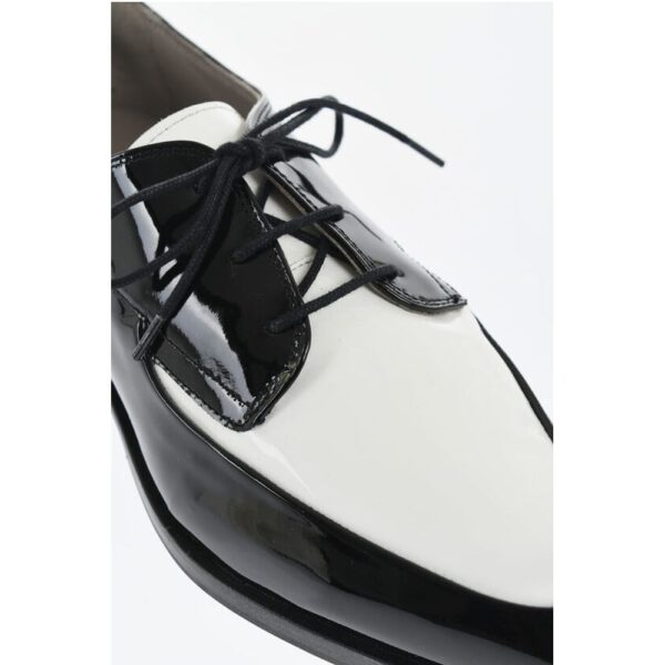 AllSaints Vinyl Two-Toned Leather Derby Shoes - Image 4
