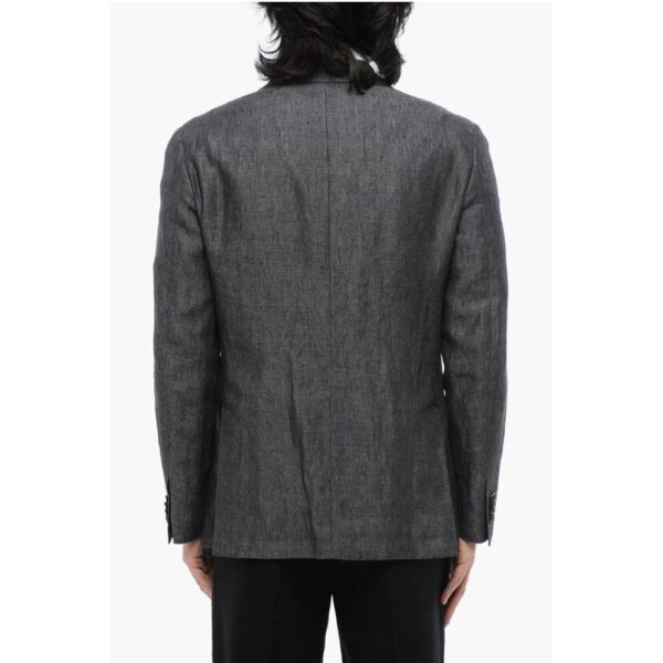 Nino Danieli Chambray Single Breasted Blazer - Image 2