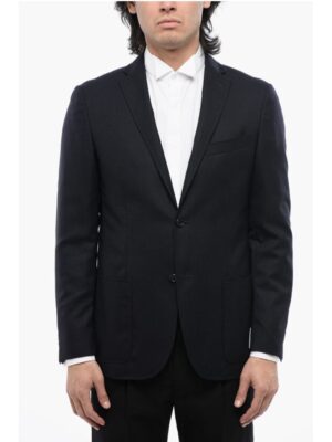 Nino Danieli Half-Lined Virgin Wool Blazer