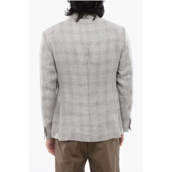 Nino Danieli Checked Wool Blend Blazer - Image 2