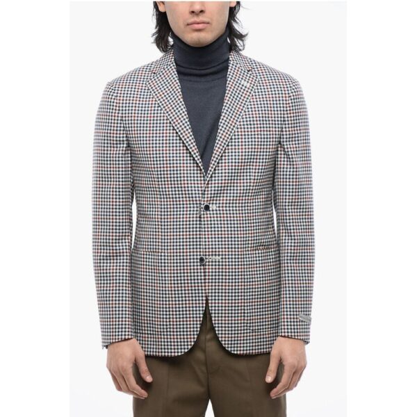 Nino Danieli Checkered Wool Blazer