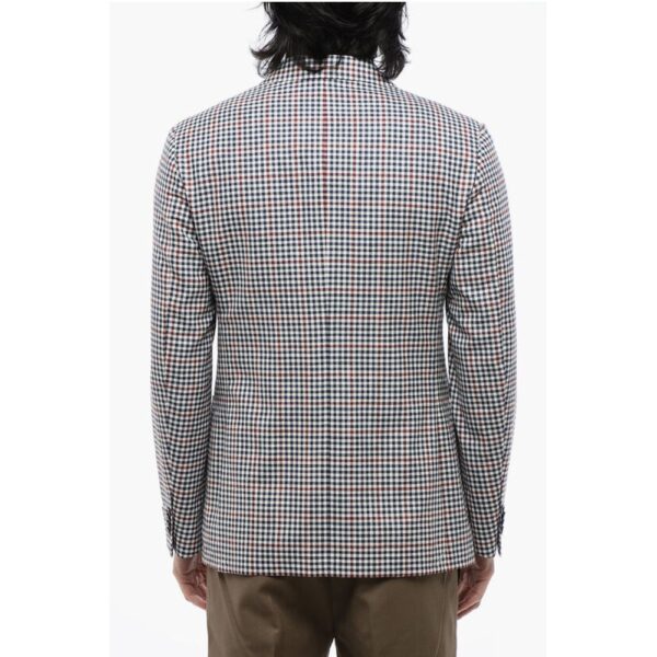 Nino Danieli Checkered Wool Blazer - Image 2