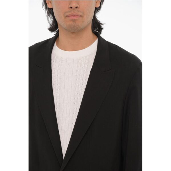 Hevo Lightweight Virgin Wool CAPITOLO Blazer with Patch Pockets - Image 3
