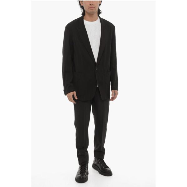 Hevo Lightweight Virgin Wool CAPITOLO Blazer with Patch Pockets - Image 4