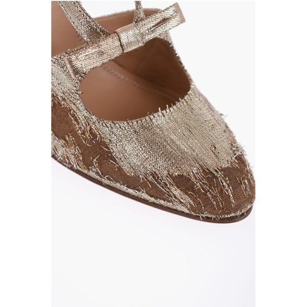 Maison Margiela Vintage Effect Lurex Pumps With Cut-out - Image 4