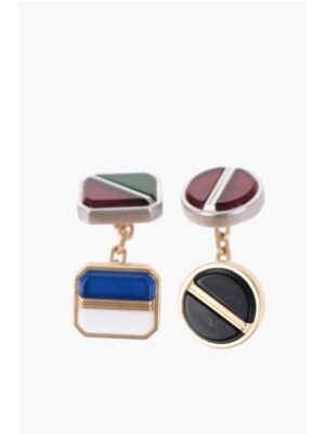 Maison Margiela Geometric Twins with Contrasting Resin Detail