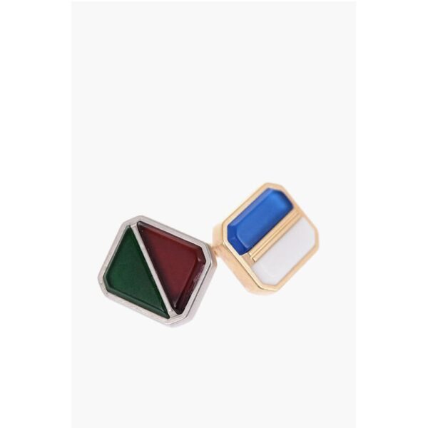 Maison Margiela Geometric Twins with Contrasting Resin Detail - Image 2