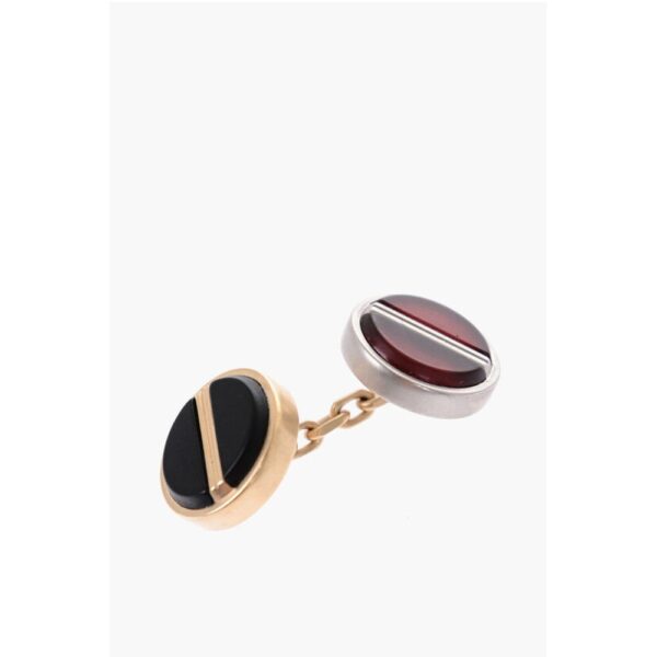 Maison Margiela Geometric Twins with Contrasting Resin Detail - Image 4