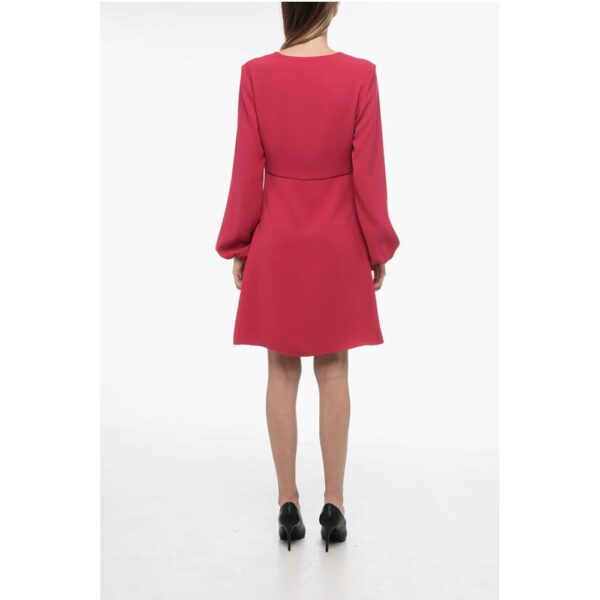Parosh Tent Dress with Lace-Up Detail - Image 2