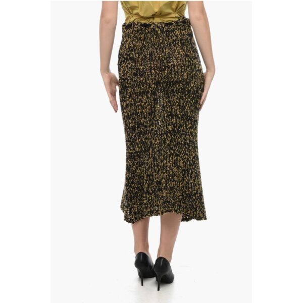 Moncler Bouclé Knitted Skirt with Draw-String - Image 2