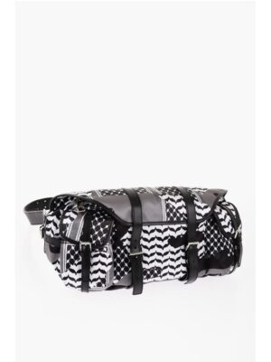 Neil Barrett Patterned KEFIAH Maxi Bum Bag