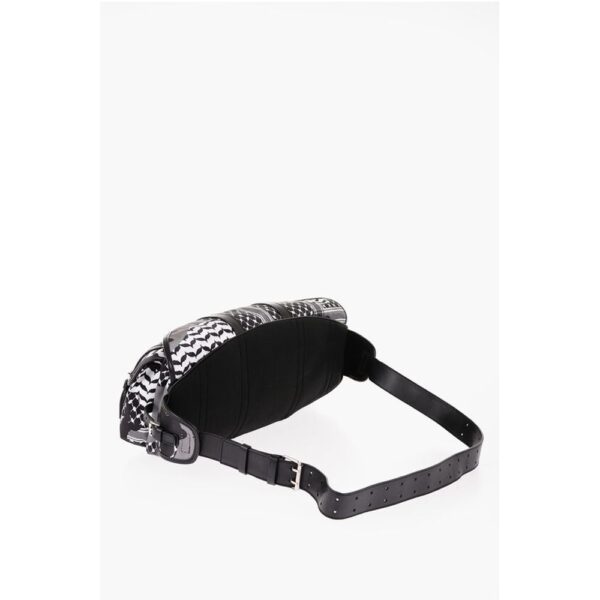 Neil Barrett Patterned KEFIAH Maxi Bum Bag - Image 2