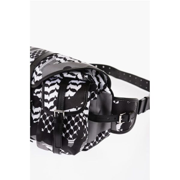 Neil Barrett Patterned KEFIAH Maxi Bum Bag - Image 3