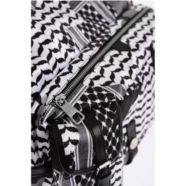 Neil Barrett Patterned KEFIAH Maxi Bum Bag - Image 5