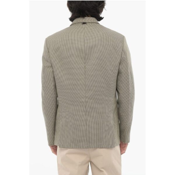 Neil Barrett Unlined Slim Fit Blazer with Patch Pockets - Image 2