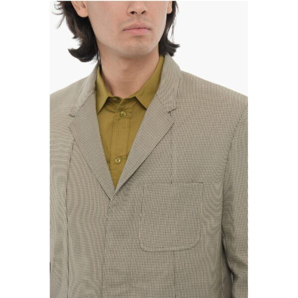 Neil Barrett Unlined Slim Fit Blazer with Patch Pockets - Image 3