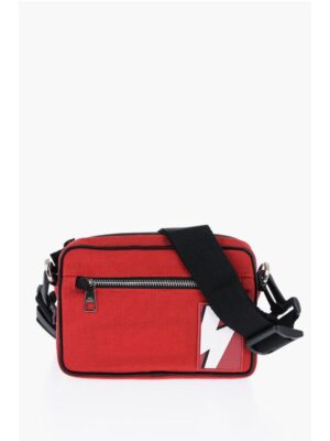 Neil Barrett Nylon Bum Bag with Embossed Logo Patch