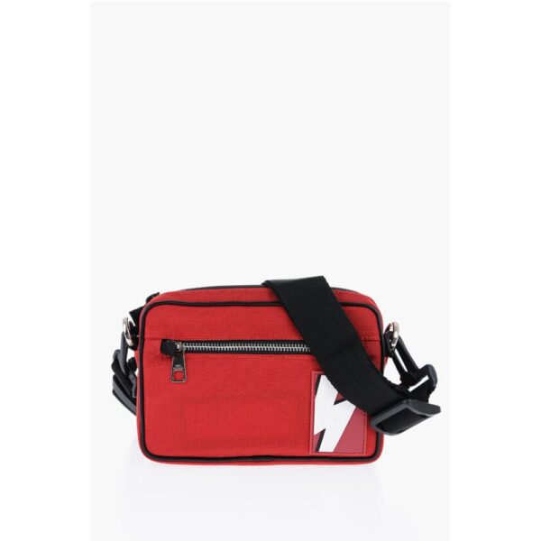Neil Barrett Nylon Bum Bag with Embossed Logo Patch