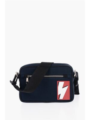 Neil Barrett Nylon Shoulder Bum Bag with Adjustable Strap