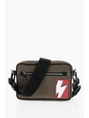Neil Barrett Nylon Shoulder Bum Bag with Adjustable Strap