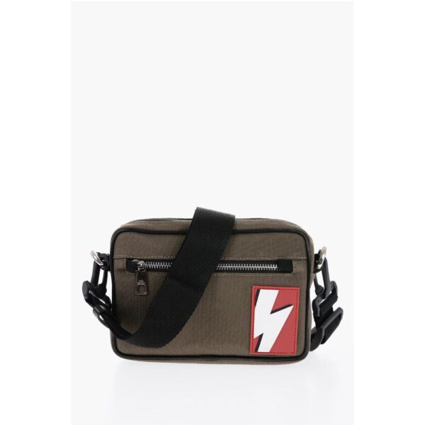 Neil Barrett Nylon Shoulder Bum Bag with Adjustable Strap