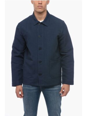 A.P.C. Linen Blend Single-Breasted Blazer