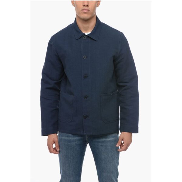 A.P.C. Linen Blend Single-Breasted Blazer