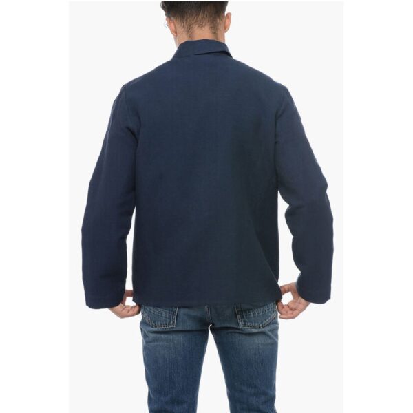 A.P.C. Linen Blend Single-Breasted Blazer - Image 2