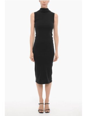Armarium Solid Color Sleeveless Maxi Dress