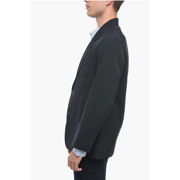 Studio Nicholson Wool-blended Blazer with Notch Lapel - Image 2