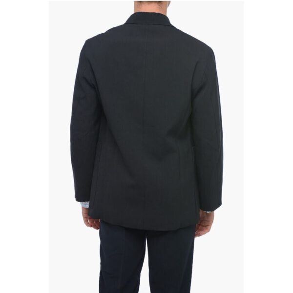 Studio Nicholson Wool-blended Blazer with Notch Lapel - Image 3