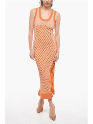 PH5 Crochet Maxi Dress with Side Slit