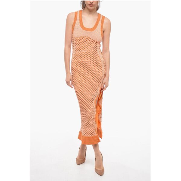 PH5 Crochet Maxi Dress with Side Slit