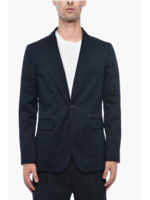 Burberry Single Breasted Blazer With Flap Pockets