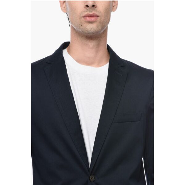 Burberry Single Breasted Blazer With Flap Pockets - Image 3